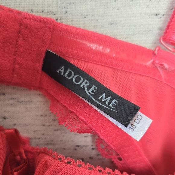 NWT Adore Me Pink Lace Bra - Picture 2 of 12